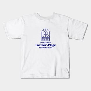 Larmor Plage the tides punctuate my life - Brittany Morbihan 56 BZH Sea Kids T-Shirt